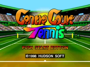 Centre Court Tennis (Europe) screen shot title